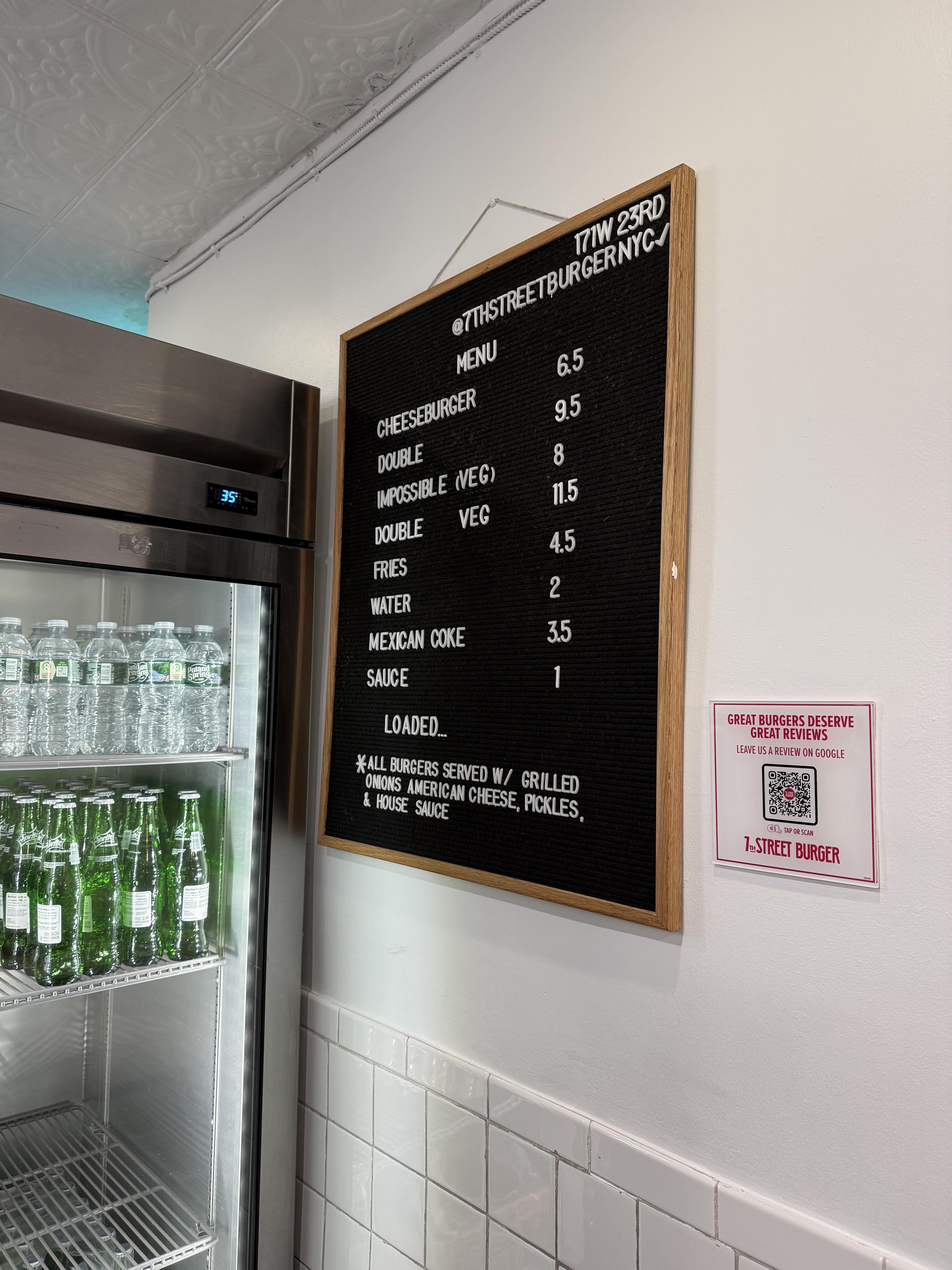 Burger Restaurant Menu