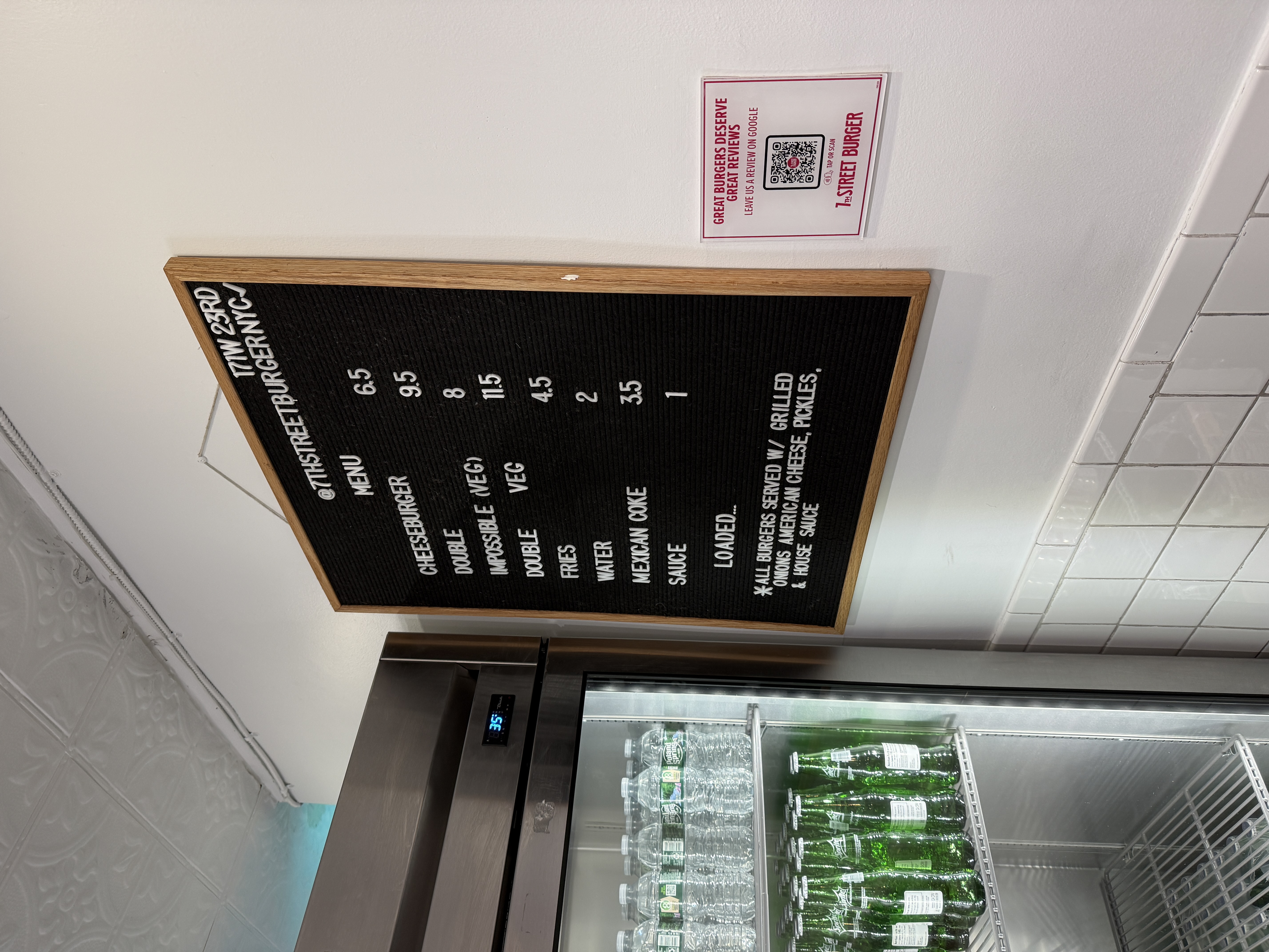 Burger Restaurant Menu