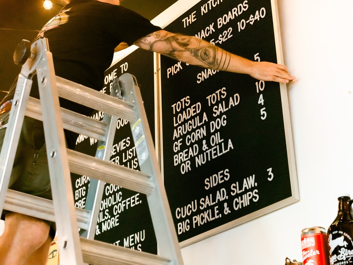 Snack Bar Menu
