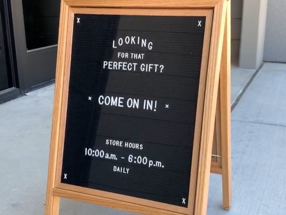 Retail Storefront A-Frame